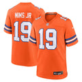 Marvin Mims Jr Denver Broncos Nike Mile High Collection 1977 Throwback   Game Jersey - Orange