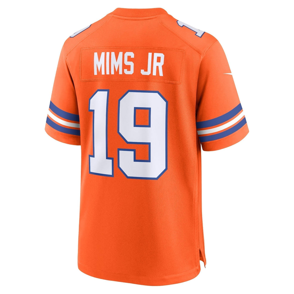 Marvin Mims Jr Denver Broncos Nike Mile High Collection 1977 Throwback   Game Jersey - Orange