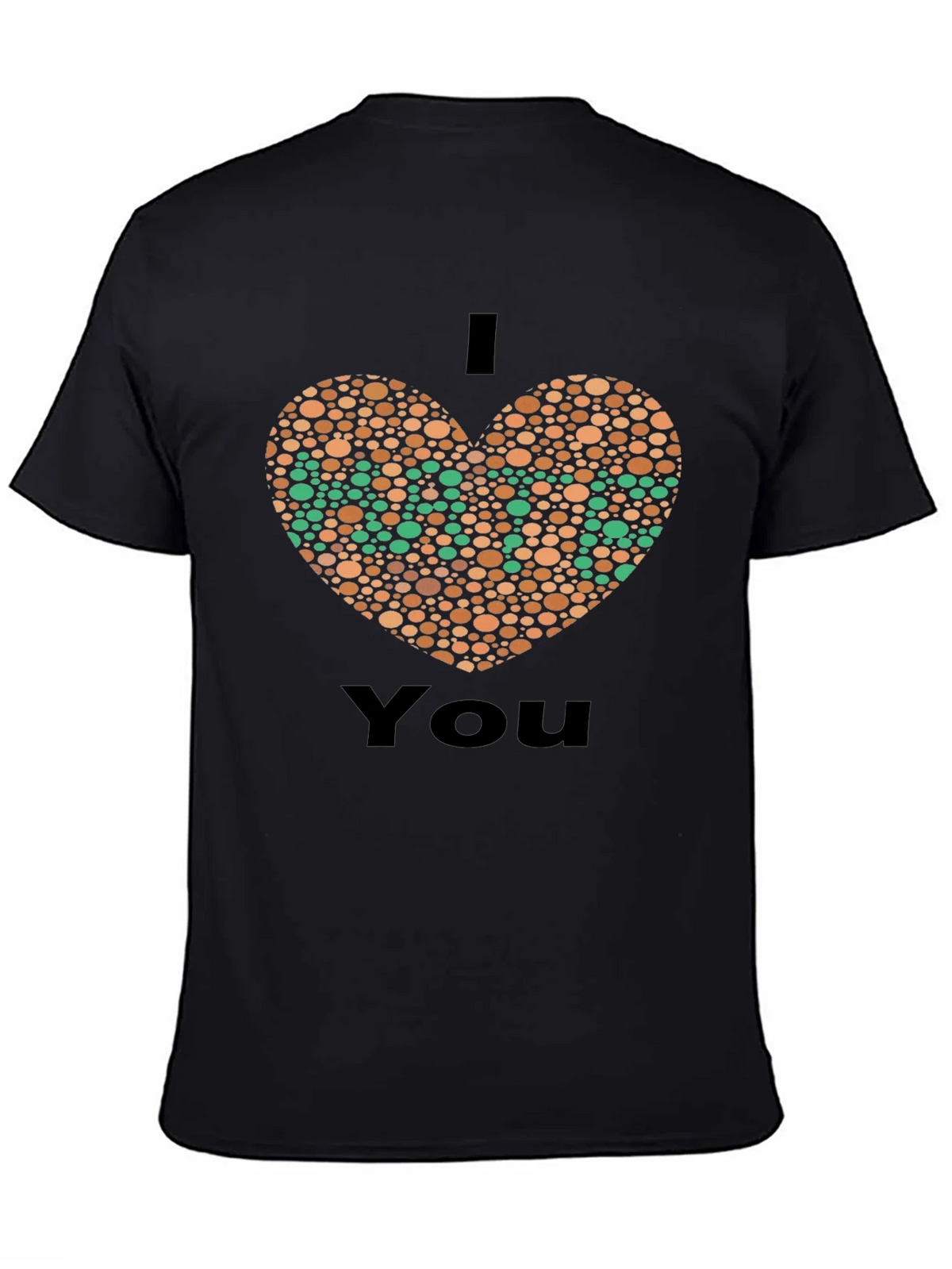 I Heart You Color Blindness Test Graphic Tee