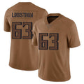 A.Falcons #63 Chris Lindstrom Player Brown Salute To Service Limited Football Jerseys
