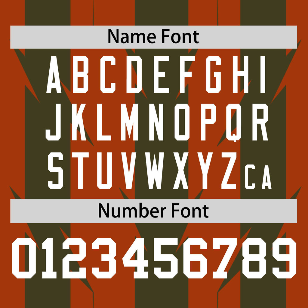 Custom Texas Orange Olive Raglan Sleeves Blade Pattern Authentic Baseball Jersey