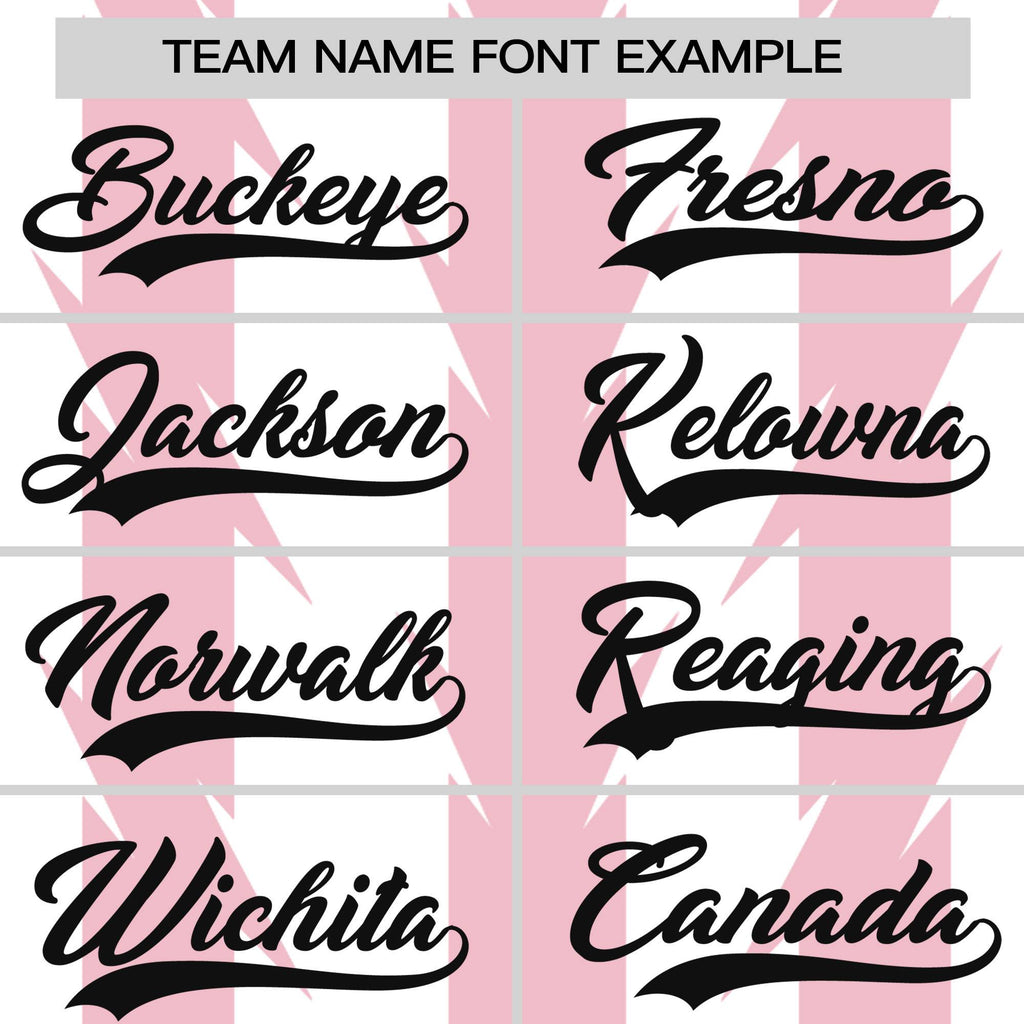 Custom White Light Pink Raglan Sleeves Blade Pattern Authentic Baseball Jersey