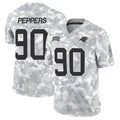 C.Panthers #90 Julius Peppers Player Arctic Camo Salute to Service Limited Football Jerseys