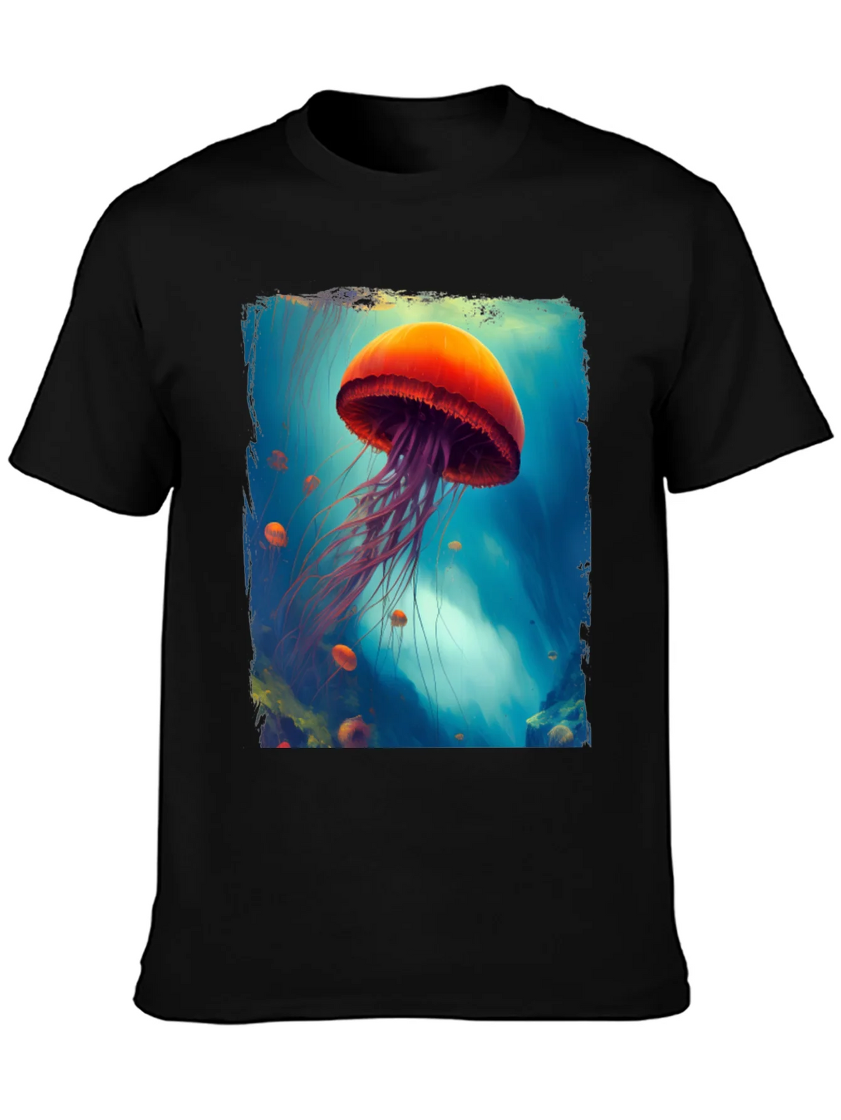 Jellyfish Graphic Tee - Underwater Art Shirt