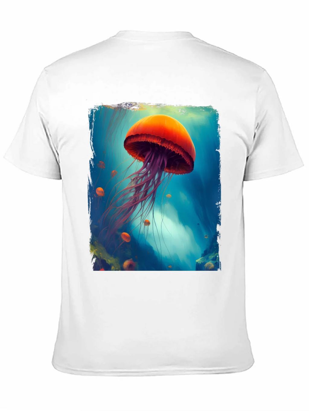 Jellyfish Graphic Tee - Underwater Art Shirt