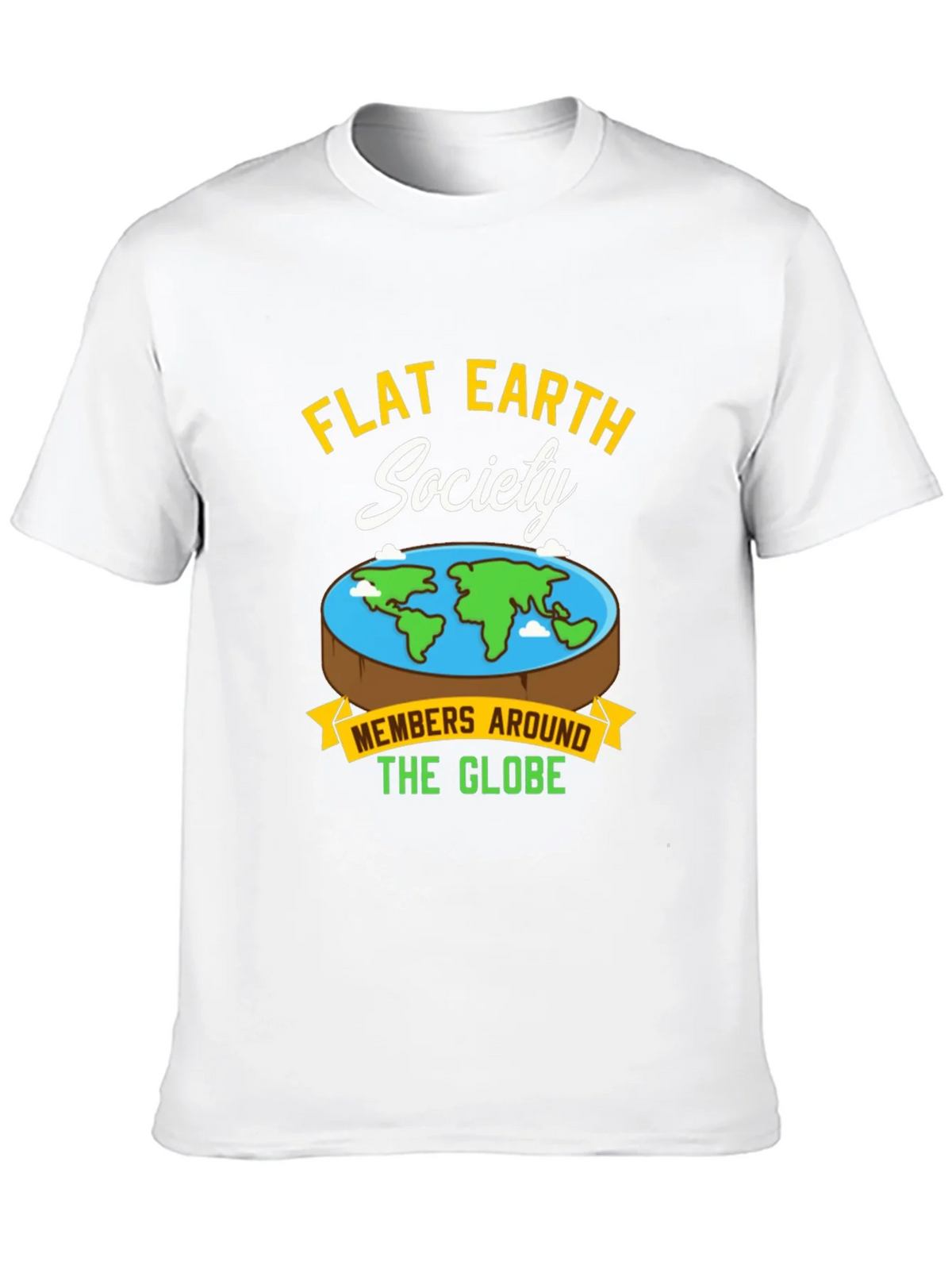 Flat Earth Society Graphic T-Shirt