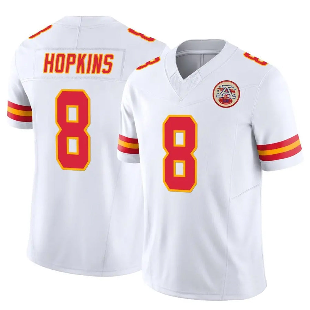 KC.Chiefs #8 DeAndre Hopkins Player White Vapor F.U.S.E. Limited Stitched Football Jerseys