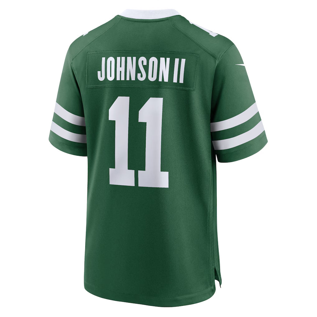 NY.Jets #11 Jermaine Johnson II Player Green Home Game Football Jerseys