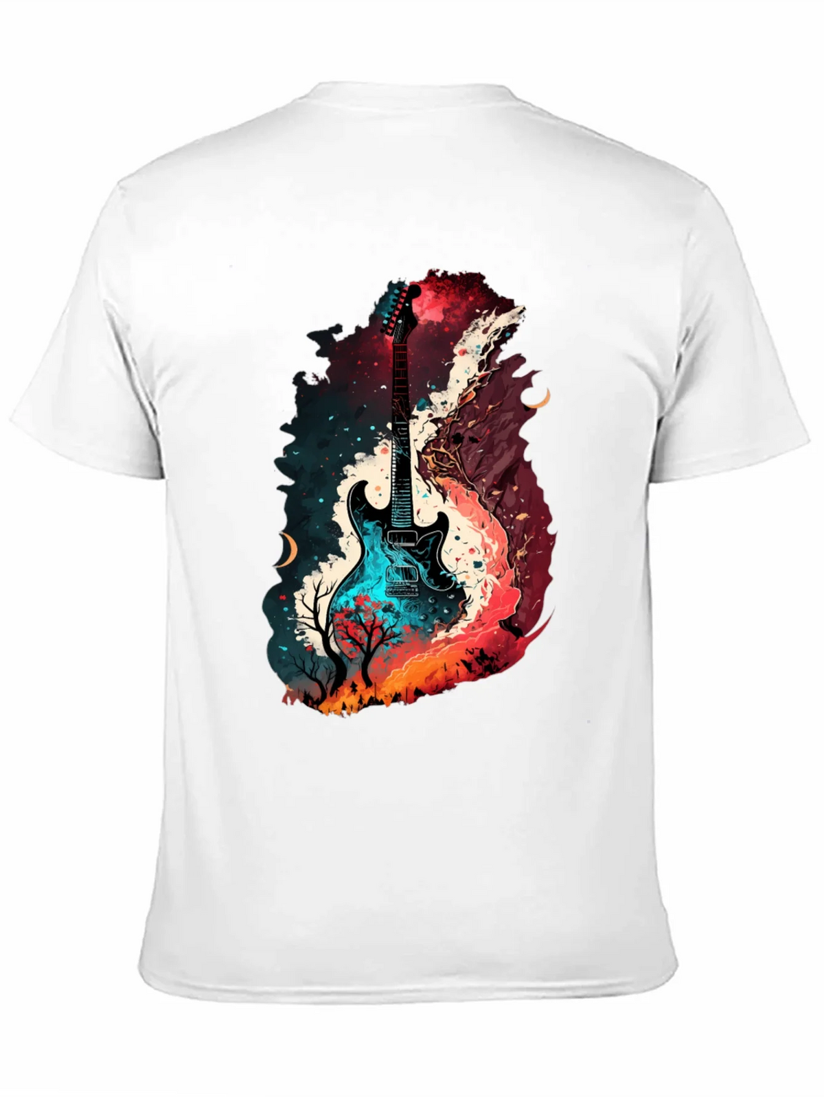 Guitar Landscape Graphic T-Shirt