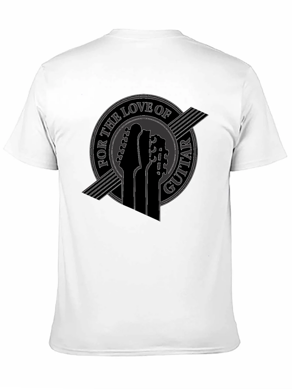 Guitar Love Tee - Black Graphic T-Shirt