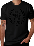 Home Worker of the Year Black T-Shirt