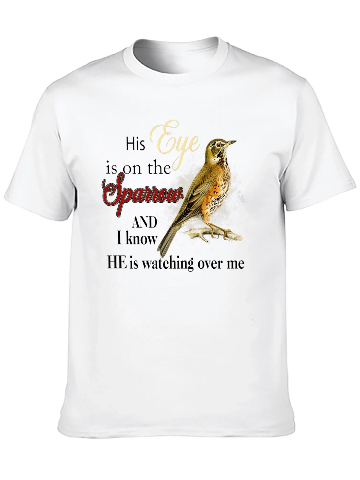 Eye is on the Sparrow Graphic T-Shirt