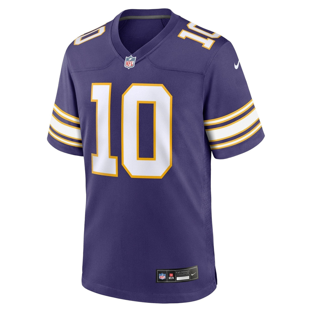Fran Tarkenton 10 Minnesota Vikings Classic Retired Men Jersey - Purple