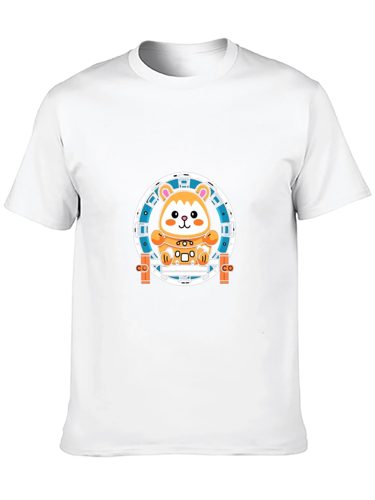 Hamster Wheel Graphic Tee - Black