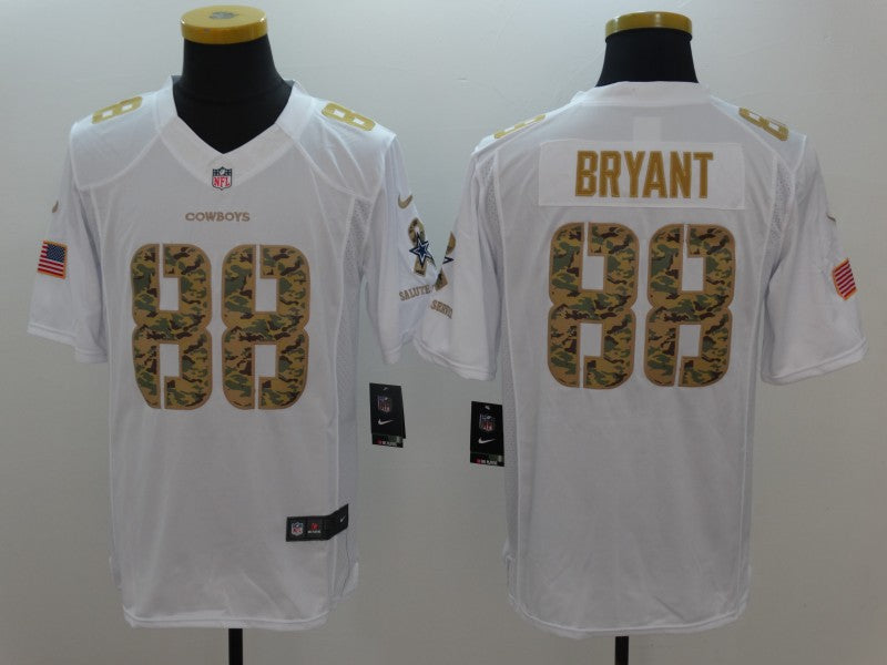 Men's Dallas Cowboys Dez Bryant #88 White Player Game Jersey1