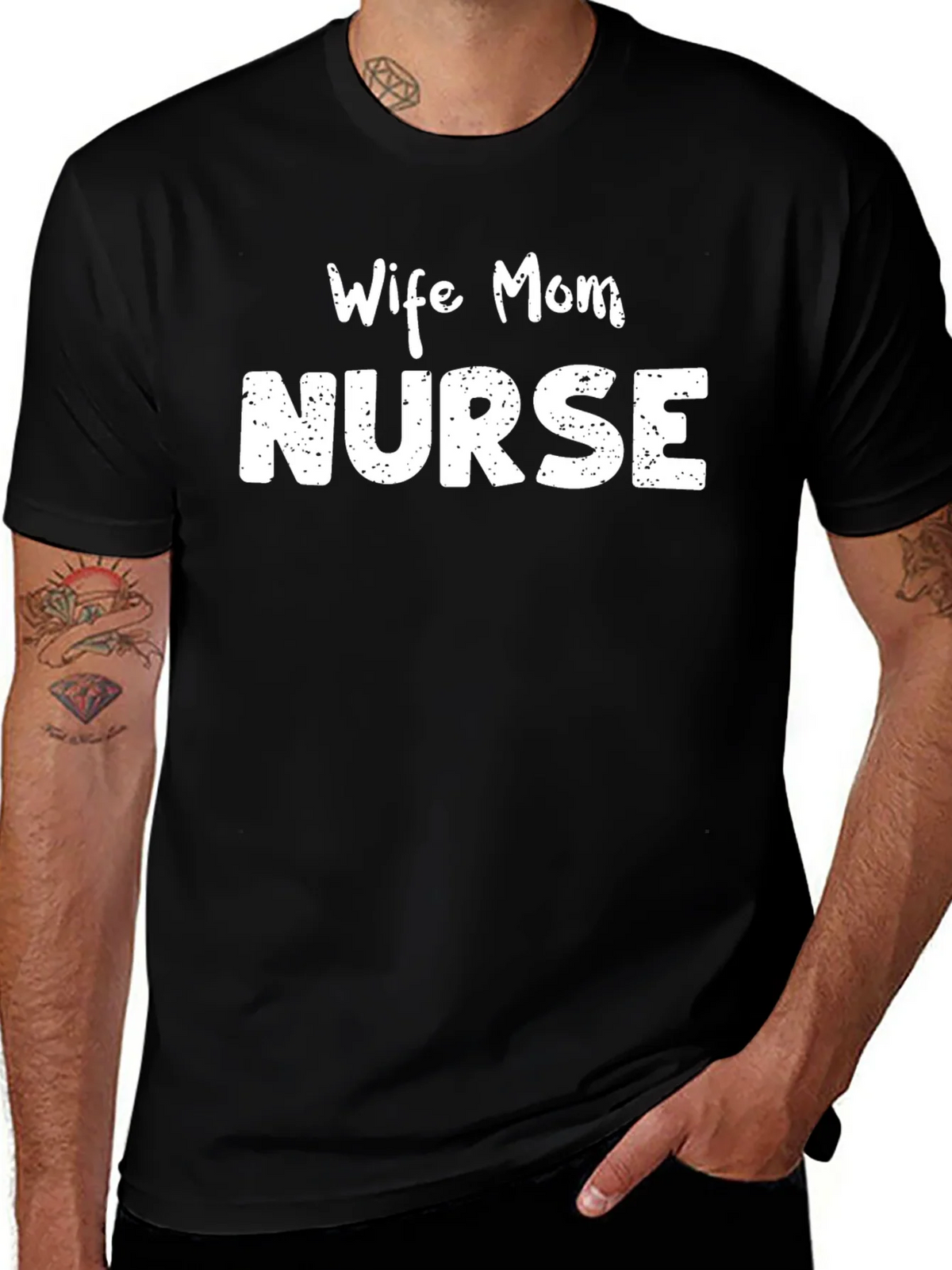 Wife Mom Nurse Graphic T-Shirt - Unisex