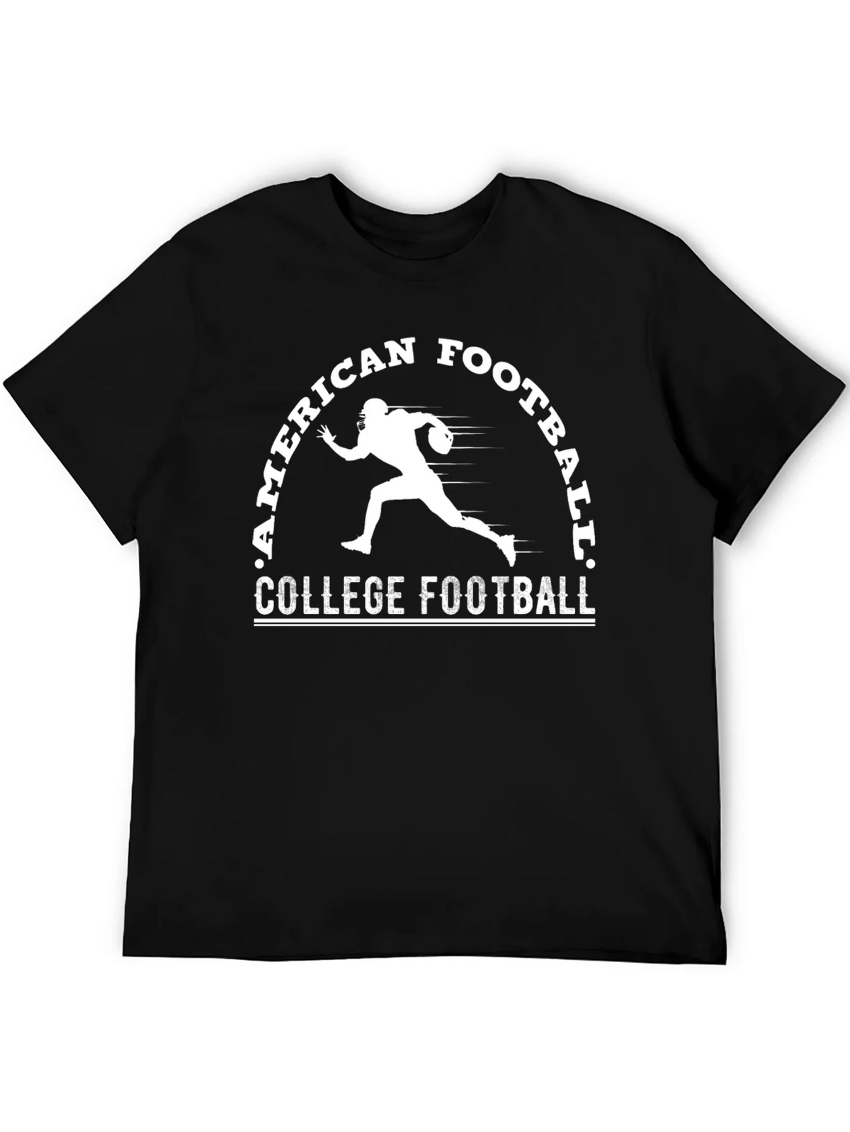 American College Football T-Shirt - Black