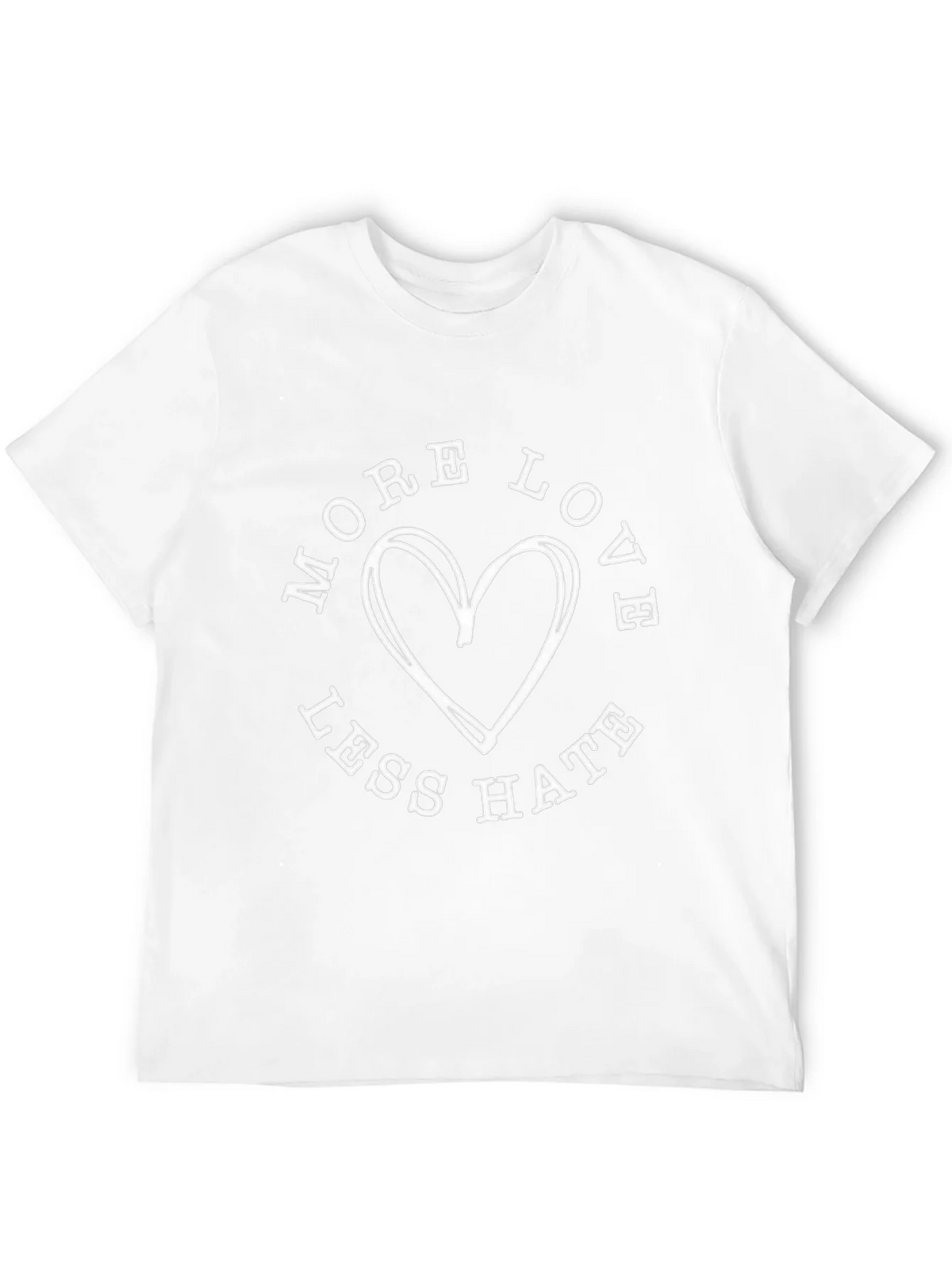 More Love Less Hate Graphic Tee