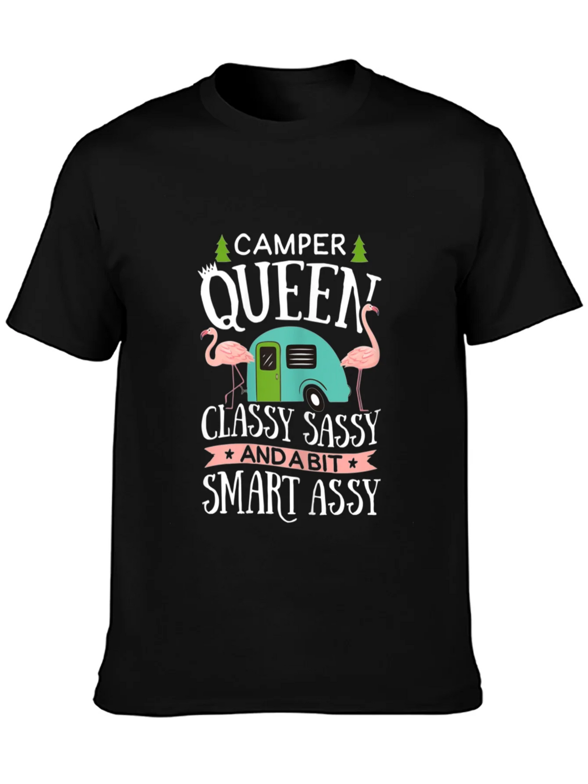 Camper Queen Graphic Tee - Classy Sassy & Smart Assy