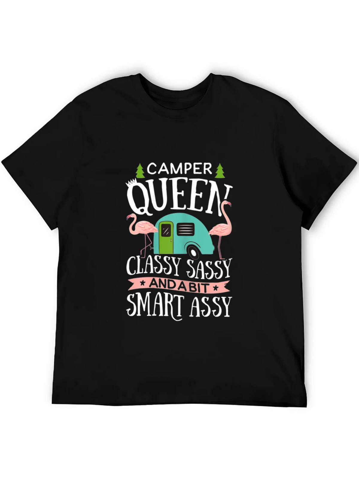 Camper Queen Graphic Tee - Classy Sassy & Smart Assy